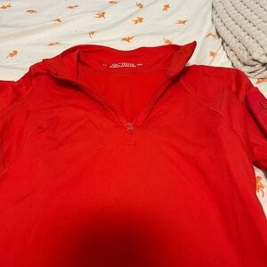 Arc'teryx Vibrant Red Half-Zip Top